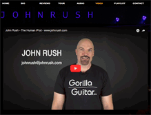 Tablet Screenshot of johnrush.com